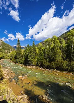Images Dated 14th September 2012: Animas River, San Juan National Forest, Colorado, USA. (Editorial Use Only)