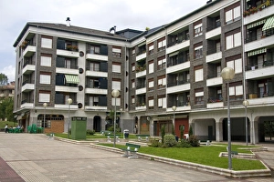 Apartment housing unit at Guernica in the province of Biscay, Basque Country, Northern Apartment housing unit at Guernica in the province of Biscay, Basque Country, Northern