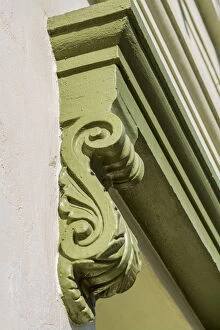 Images Dated 24th January 2014: Architectural detail on the Clarendon building, Old Sacramento Historic Center, Sacramento