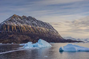 Arctic, Greenland, Milne Land, Scoresby sund, blue, carved, cold, erosion, fjord Arctic, Greenland, Milne Land, Scoresby sund, blue, carved, cold, erosion, fjord