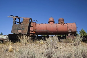 Argentina, Chubut Province, El Maiten. Narrow gauge steam locomotive museum Argentina, Chubut Province, El Maiten. Narrow gauge steam locomotive museum