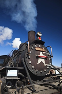 Argentina, Chubut Province, Nahuel Pan. La Trochita narrow gauge steam train, Old Argentina, Chubut Province, Nahuel Pan. La Trochita narrow gauge steam train, Old