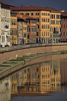 Arno river passing through Pisa, Tuscany, Italy Arno river passing through Pisa, Tuscany, Italy