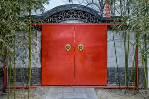 Images Dated 14th March 2012: Asia; China; Beijing; Large Red Door entery at Summer Palace