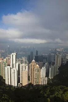 Images Dated 19th January 2010: Asia, China, Hong Kong. View of Hong Kong from The Peak