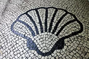 Images Dated 22nd January 2010: Asia, China, Macau. Portuguese tile designs in the streets near the Senate Square