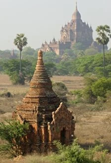 Asia, Myanmar, Bagan, ancient temples and pagodas of Bagan