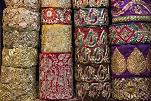 Asia, New Delhi, color brocade materials for sale Asia, New Delhi, color brocade materials for sale
