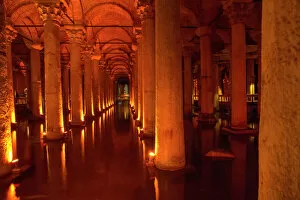 No One Gallery: Asia, Turkey, Istanbul The Basilica Cisternaa Sunken Palace, Sunken Cistern'