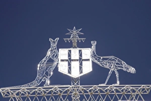 Australia, ACT, Canberra, Coat of Arms, Parliament House, Capital Hill Australia, ACT, Canberra, Coat of Arms, Parliament House, Capital Hill