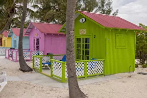 Images Dated 30th April 2010: Bahamas, Eleuthera, Princess Cays, beach bungalow