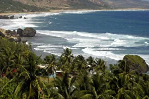 Images Dated 26th March 2005: Bathsheba Beach on the east coast of Barbados in the Caribbean
