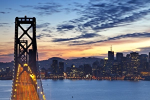 The Bay Bridge from Treasure Island in San Francisco, California, USA The Bay Bridge from Treasure Island in San Francisco, California, USA