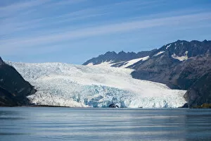 Beautiful Aialik Glacier in Kenair Fjord National Park, Alaska
