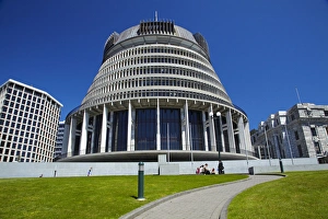The Beehive, Parliament Buildings, Wellington, North Island, New Zealand The Beehive, Parliament Buildings, Wellington, North Island, New Zealand