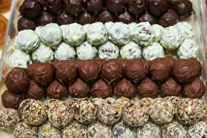 Images Dated 30th December 2015: Belgium, Bruges, Belgian Chocolates shop, chocolates