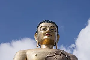 Bhutan, Thimphu. Kuensel Phodrang, aka Buddha Point, largest Buddha statue in the country Bhutan, Thimphu. Kuensel Phodrang, aka Buddha Point, largest Buddha statue in the country