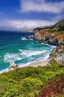 The Big Sur coast at Rocky Point, Big Sur, California The Big Sur coast at Rocky Point, Big Sur, California