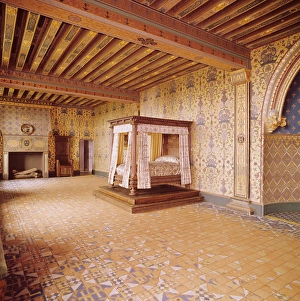 Blois Chateau, royal bedroom Francois I Wing, 16th c. France Blois Chateau, royal bedroom Francois I Wing, 16th c. France