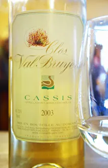 Bottle of Clos Val Bruyeres Cassis Chateau Barbanau and Clos Val-Bruyere Cassis Bottle of Clos Val Bruyeres Cassis Chateau Barbanau and Clos Val-Bruyere Cassis