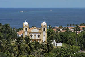 Brazil, overlook of Olinda in Pernambuco. View of Catedral da Se' Brazil, overlook of Olinda in Pernambuco. View of Catedral da Se'