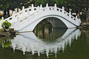 Bridge in Liberty Square (also Freedom Square) garden, Taipei, Taiwan
