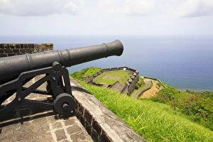 Brimstone Hill Fortress, built 1690-1790, 800-feet above the sea, called the Gibraltar Brimstone Hill Fortress, built 1690-1790, 800-feet above the sea, called the Gibraltar