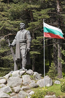 Bulgaria, Southern Mountains, Gotse Delchev, statue of independence revolutionary Bulgaria, Southern Mountains, Gotse Delchev, statue of independence revolutionary