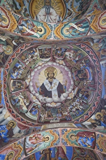 Bulgaria, Southern Mountains, Rila, Rila Monastery, UNESCO-listed wall frescoes Bulgaria, Southern Mountains, Rila, Rila Monastery, UNESCO-listed wall frescoes