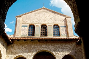 Byzantine Art. Croatia. Euphrasian Basilica. Byzantine church built in the sixth century Byzantine Art. Croatia. Euphrasian Basilica. Byzantine church built in the sixth century