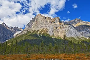 Canada, Alberta, Yoho National Park. The President Range mountain landscape Canada, Alberta, Yoho National Park. The President Range mountain landscape