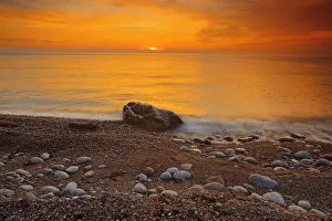 Canada, Nova Scotia, Pleasant Bay. Sunset on Gulf of St Canada, Nova Scotia, Pleasant Bay. Sunset on Gulf of St