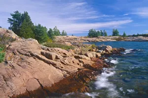 Canada, Ontario, Killarney Provincial Park. Shoreline along Georgian Bay on Lake Huron Canada, Ontario, Killarney Provincial Park. Shoreline along Georgian Bay on Lake Huron