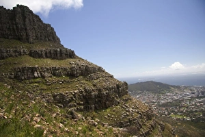 Cape Town, Cape Peninsula, South Africa. Hiking up to Table Mountain Cape Town, Cape Peninsula, South Africa. Hiking up to Table Mountain