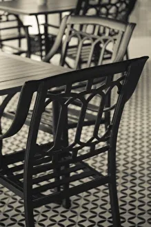 <b class=qtipBold><figcaption>Caribbean, Dominican Republic</figcaption></b><br>Dominican Republic, Punta Cana Region, Bavaro, Iberostar Grand Hotel, cafe chairs<br><em>© Walter Bibikow / DanitaDelimont.com</em> Caribbean, Dominican Republic