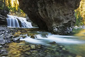 Cascade in Johnston Canyon, Banff National Park, Alberta, Canada Cascade in Johnston Canyon, Banff National Park, Alberta, Canada