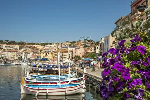 Cassis, a Mediterranean fishing port in Southern France Cassis, a Mediterranean fishing port in Southern France