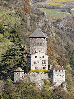 Castle Branzoll near Klausen (Chiusa) in the Eisack Valley during autumn. Europe Castle Branzoll near Klausen (Chiusa) in the Eisack Valley during autumn. Europe