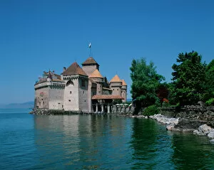 Images Dated 12th May 2011: Chateau Chillon, Lake Geneva, Vaud Canton, Switzerland
