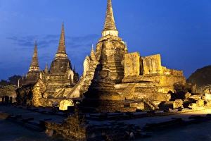 Three Chedis, Wat Phra Si Sanphet, Ayutthaya, Thailand Three Chedis, Wat Phra Si Sanphet, Ayutthaya, Thailand