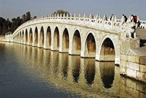 China, Beijing, Seventeen Arch Bridge at Summer Palace China, Beijing, Seventeen Arch Bridge at Summer Palace