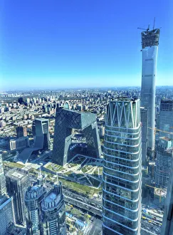 China World Trade Center, Z15 Tower. CCTV Pants Building, Guamao Central Business District China World Trade Center, Z15 Tower. CCTV Pants Building, Guamao Central Business District