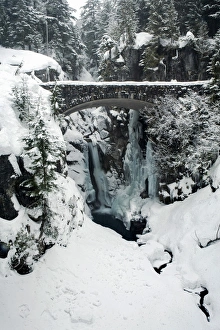 Christine Falls, Mount Rainier National Park, Washington. US Christine Falls, Mount Rainier National Park, Washington. US