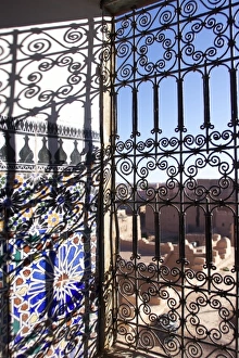 City of Ouarzazate seen from inside the kasbah de Taourirt City of Ouarzazate seen from inside the kasbah de Taourirt