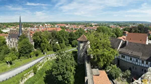 Thuringia Gallery: City view. The medieval town Muehlhausen in Thuringia. Germany