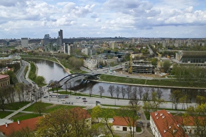 Cityscape of Vilnius from Gedimino Hill, Lithuania Cityscape of Vilnius from Gedimino Hill, Lithuania