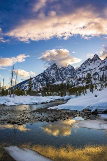 Clearing storm over the Tetons from Cottonwood Creek, Grand Teton National Park Clearing storm over the Tetons from Cottonwood Creek, Grand Teton National Park