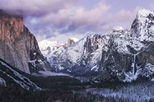 Clearing winter storm over Yosemite Valley, Yosemite National Park, California, USA Clearing winter storm over Yosemite Valley, Yosemite National Park, California, USA