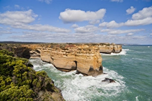 The coastline near Loch Ard Gorge, view towards Elephant Rock, Great Ocean Road, Australia The coastline near Loch Ard Gorge, view towards Elephant Rock, Great Ocean Road, Australia