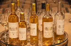 A collection of bottles of different sizes - Chateau Haut Bergeron, Sauternes, Bordeaux A collection of bottles of different sizes - Chateau Haut Bergeron, Sauternes, Bordeaux